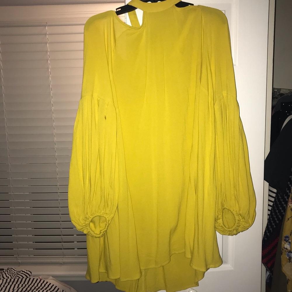 Free People dress yellow